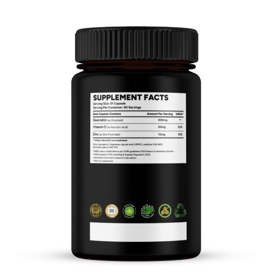 Picture of Quercetin with Vitamin C and Zinc