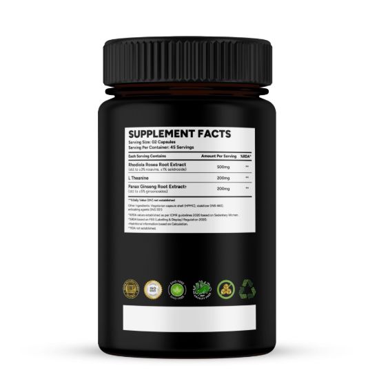 Picture of Rhodiola Ginseng 900mg with Ashwagandha & Panax Ginseng 